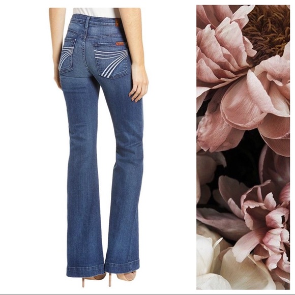 7 For All Mankind Denim - 7 For All Mankind Dojo Jewel Pocket Jeans Size 28
